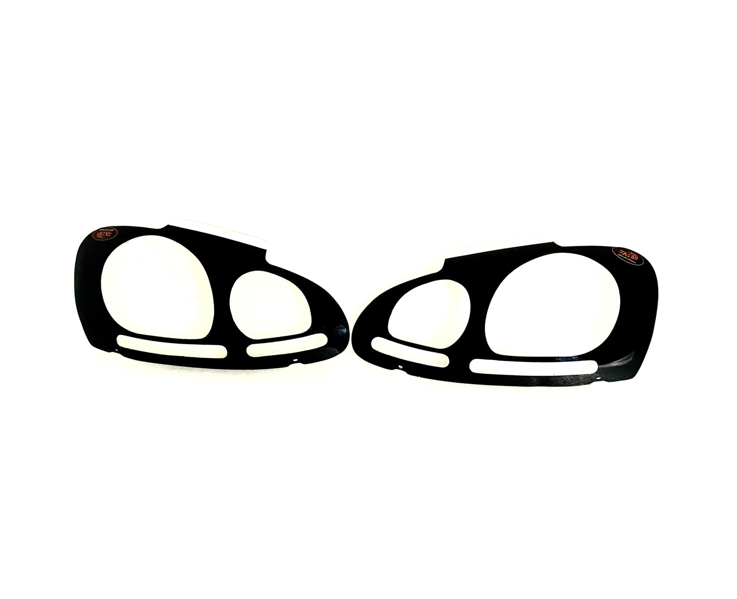 Golf 5 Gloss Black headlight shield set