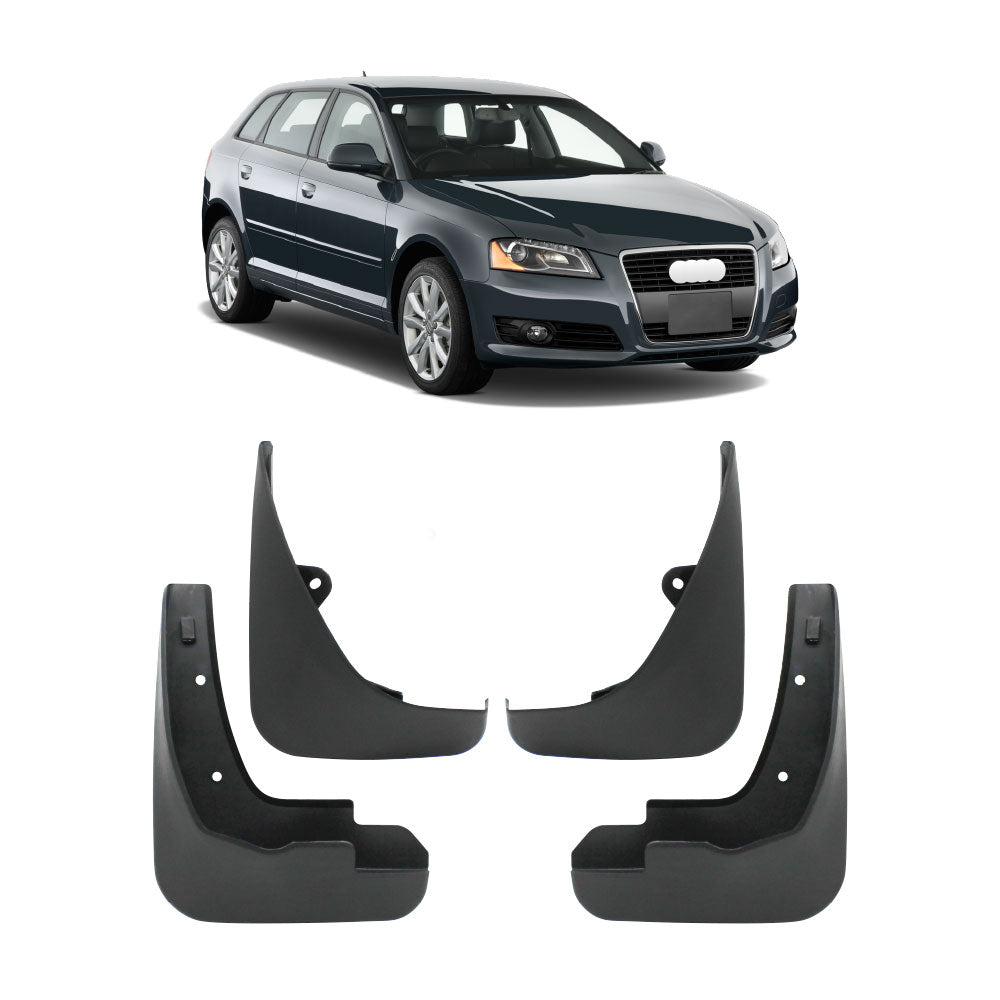 Audi A3 8P 2008–2012 4‑Door Mud flaps set