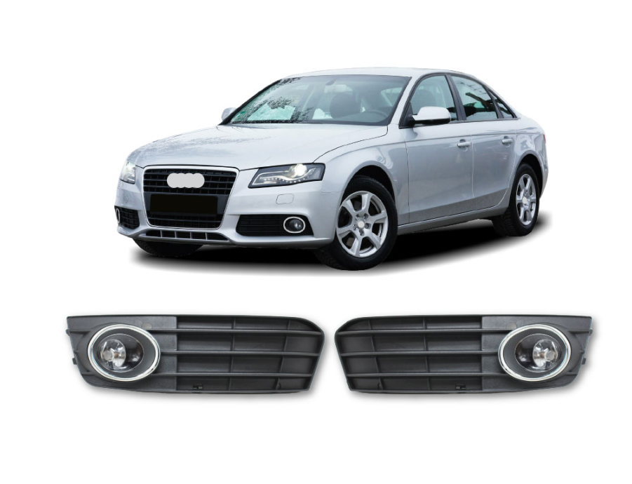 Audi A4 B8 2008-2012 Fog Light Globes With Grille Holders