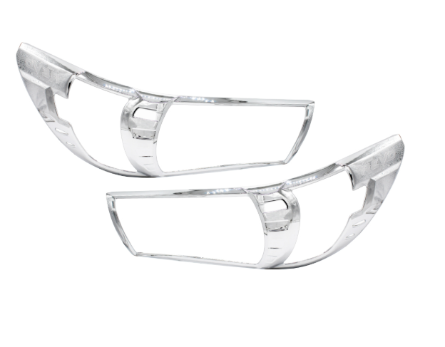 Toyota Hilux Chrome Headlight Trim 2016+ Non LED