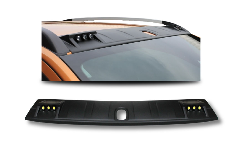 Ford Ranger Roof LED Spoiler 2012-2022