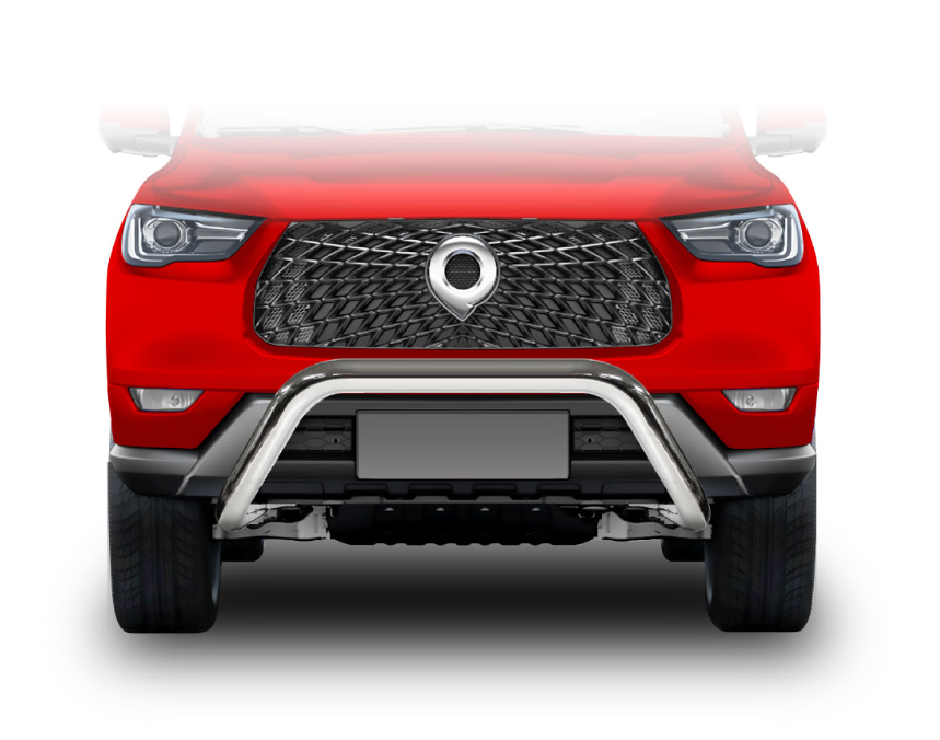 GWM P-Series Commercial Chrome Nudge Bar 2021+