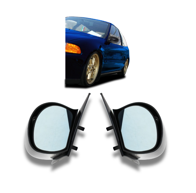 Honda Civic 4 Door DTM Mirror Set 1992-1995