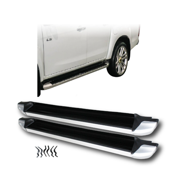 Isuzu D-Max Side Steps Set 2022+ - Extended Cab