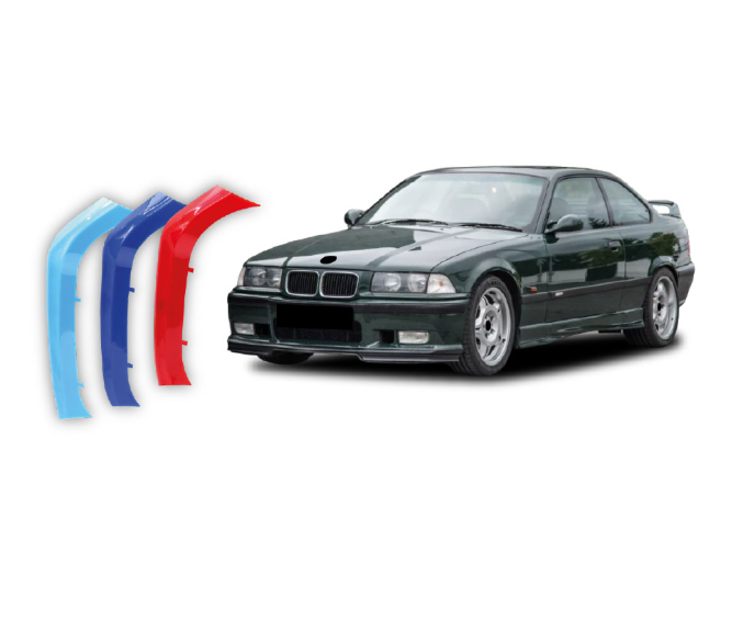 E36 Kidney Grille Clips M Colors 1996-1998