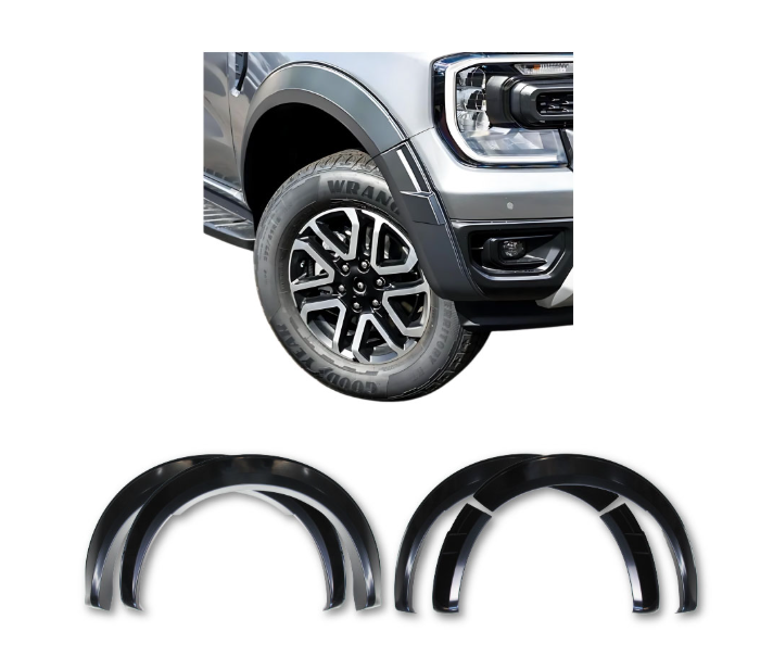 Ford Ranger Next Gen Wheel Arches Set T9 2023+ - Matt Black