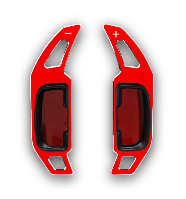 C-Class W204 AMG Paddle shifter Set - Red