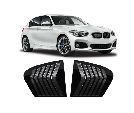 F20 Gloss Black Window Louvers 2012+