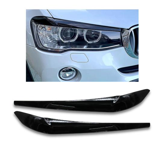 X3 F25 Gloss Black Eyelids Set 2014-2017