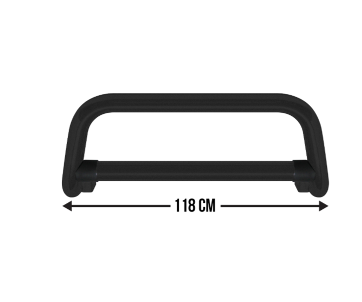 Nissan Navara Pro 4X Nudge Bar 2021+ - Black