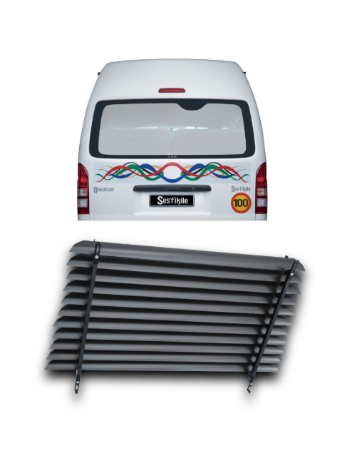 Toyota Quantum Rear Window Blinds - Black