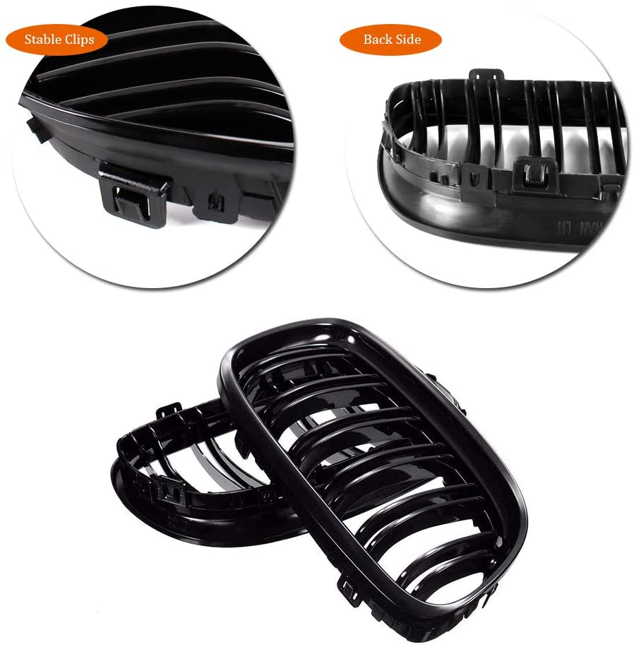 E90 Facelift Dual Slat Kidney Grilles 2009+