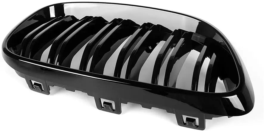 F22 Dual Slat Gloss Black Kidney Grilles