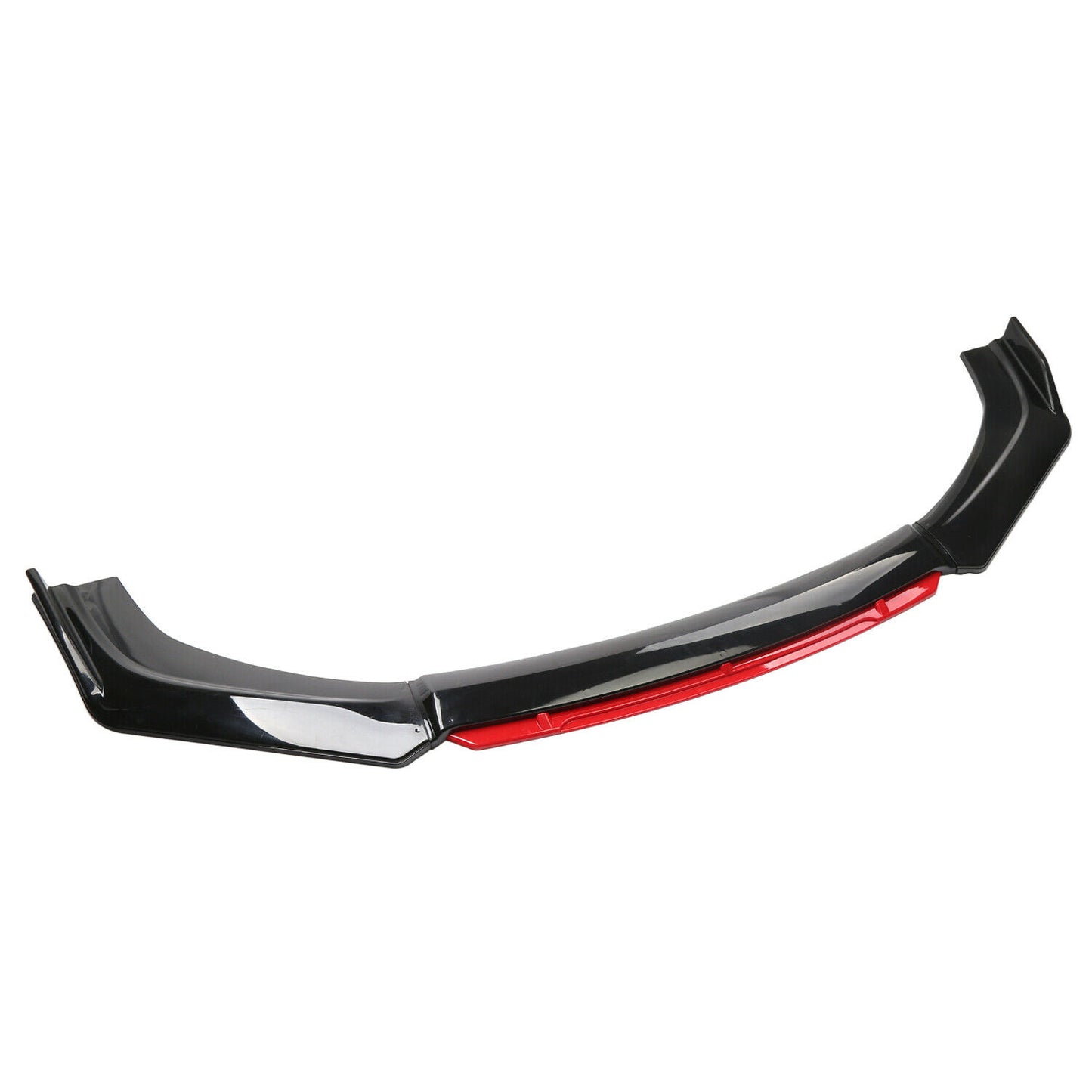 Polo 8 4-piece gloss black and red front lip