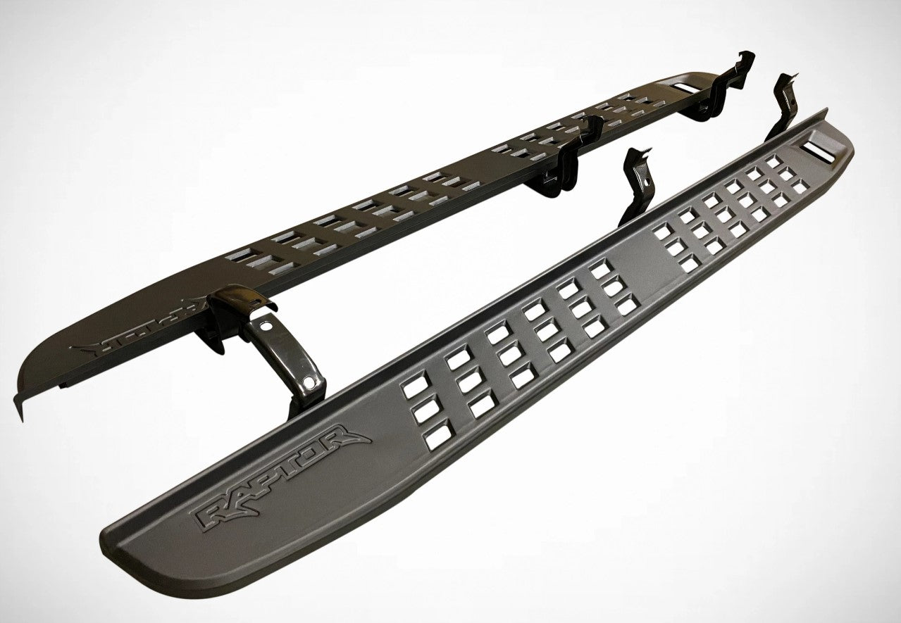 Ford Ranger Steel Raptor D/Cab Raptor side steps 2012-2025