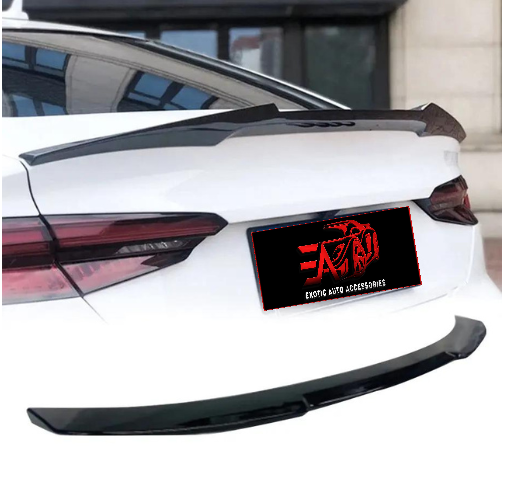 Audi A4 B8 2008-2016 V-Style Gloss Black Boot Spoiler