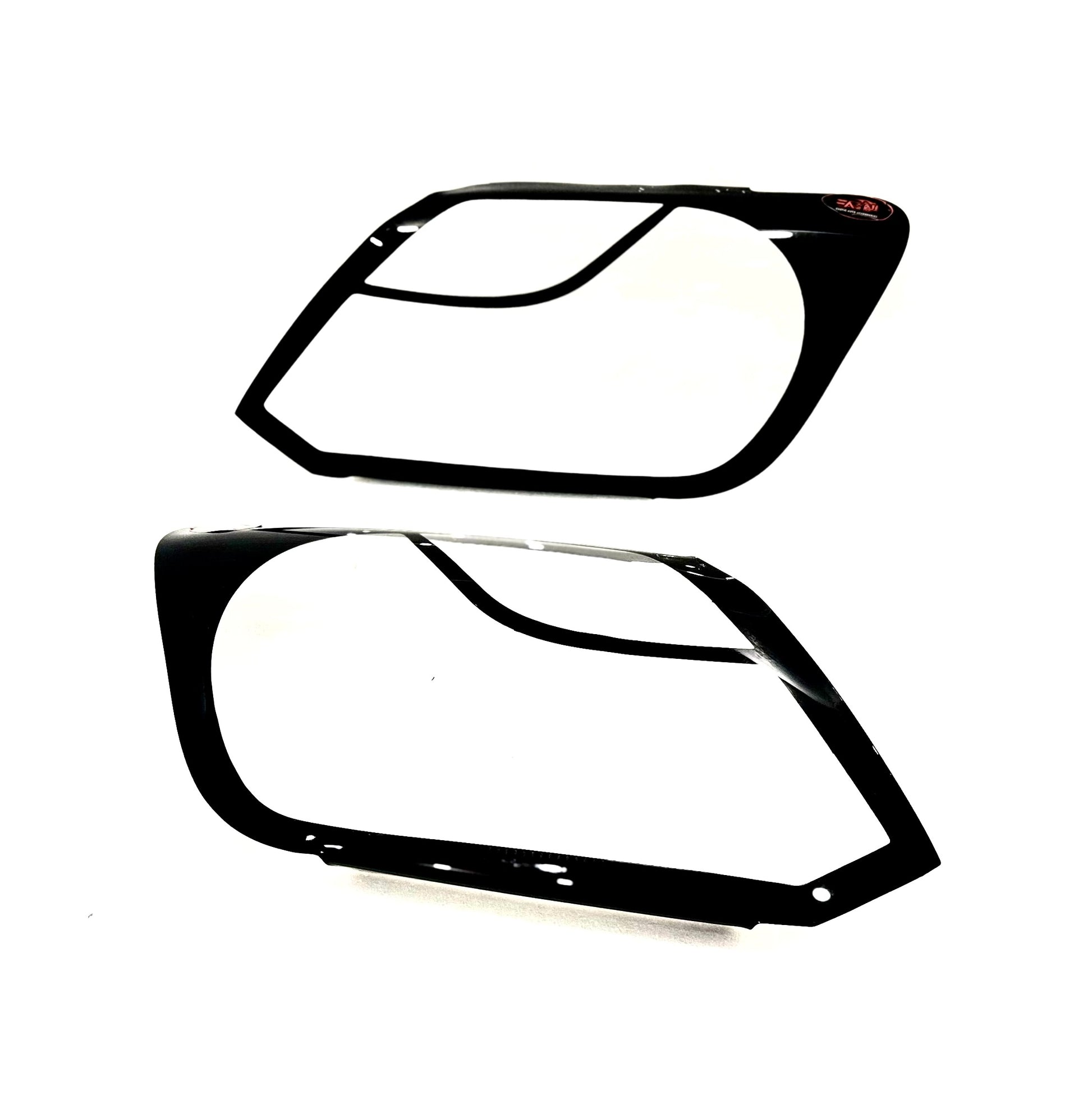 Amarok Gloss Black Headlight shields 2010-2016