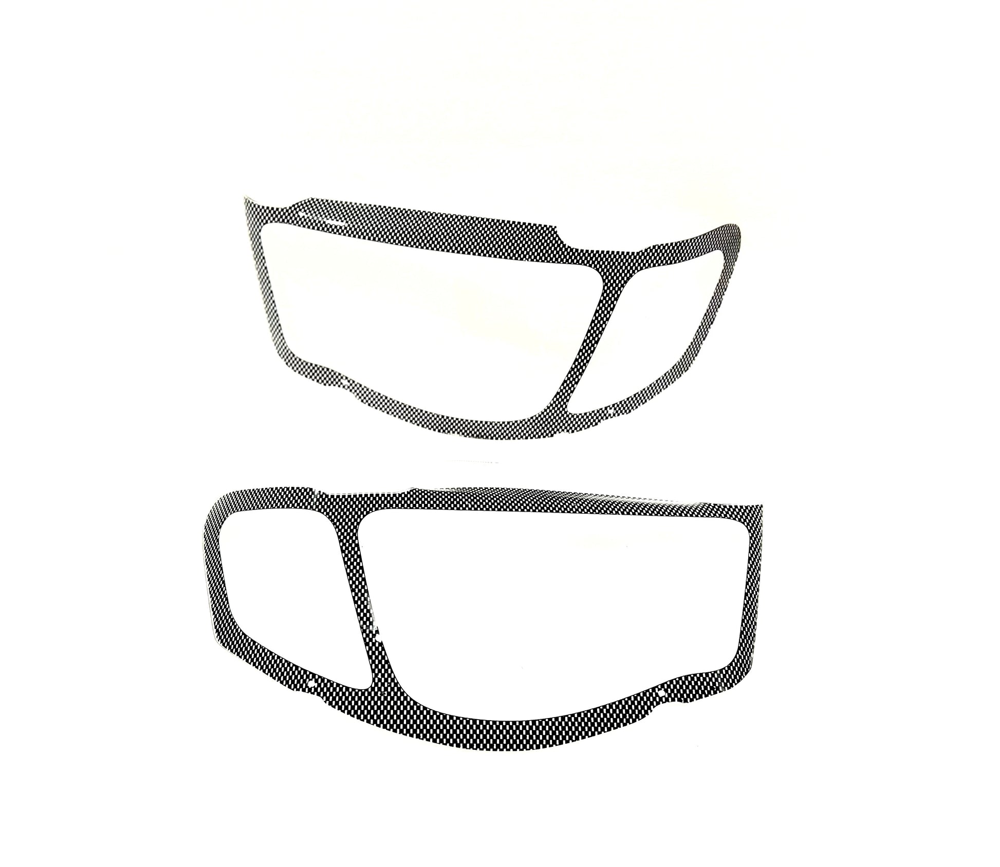 Mitsubishi Triton Headlight Shield Set 2007-2014 - Carbon