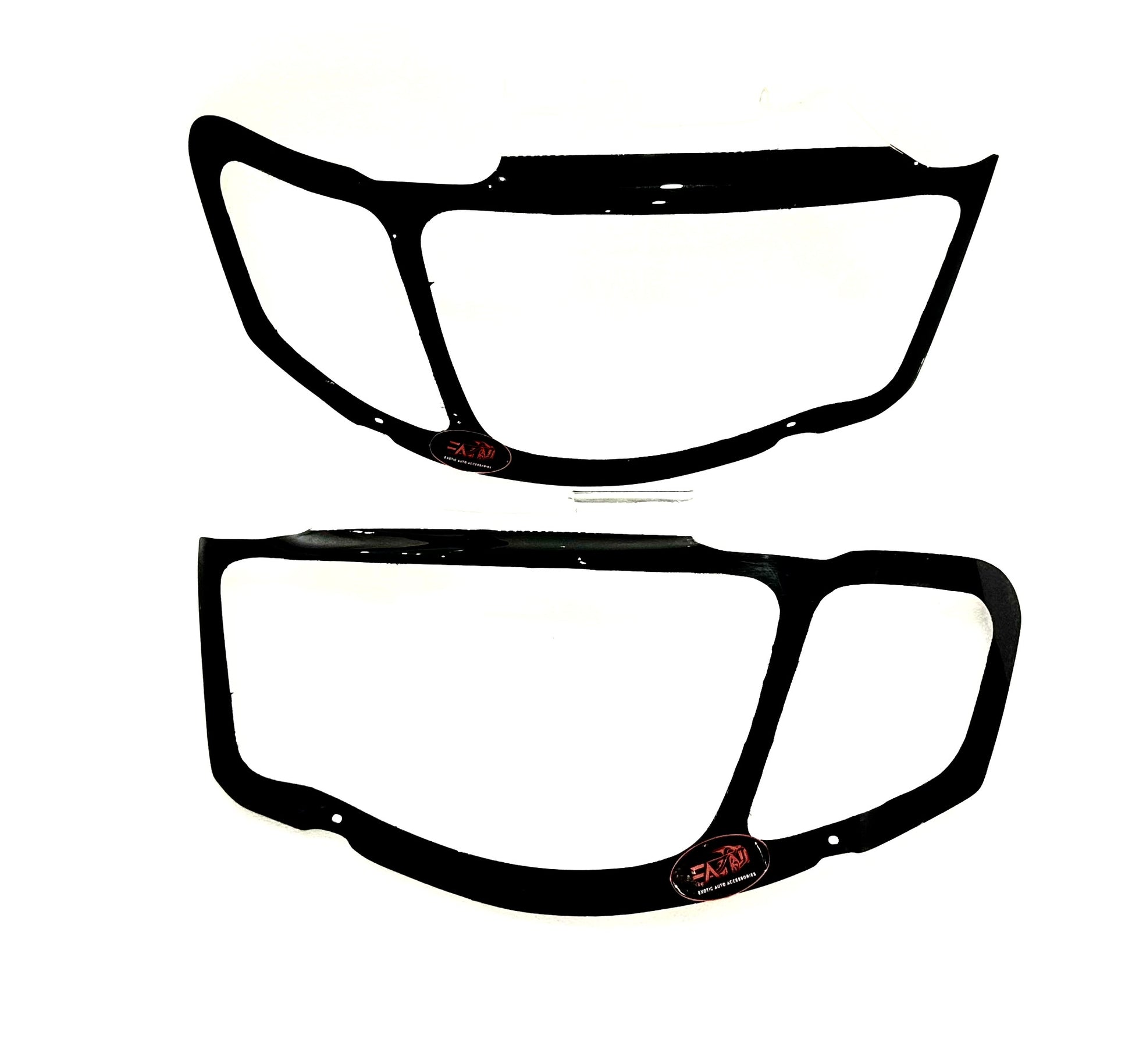 Mitsubishi Triton Headlight Shield Set 2007-2015 - Gloss Black