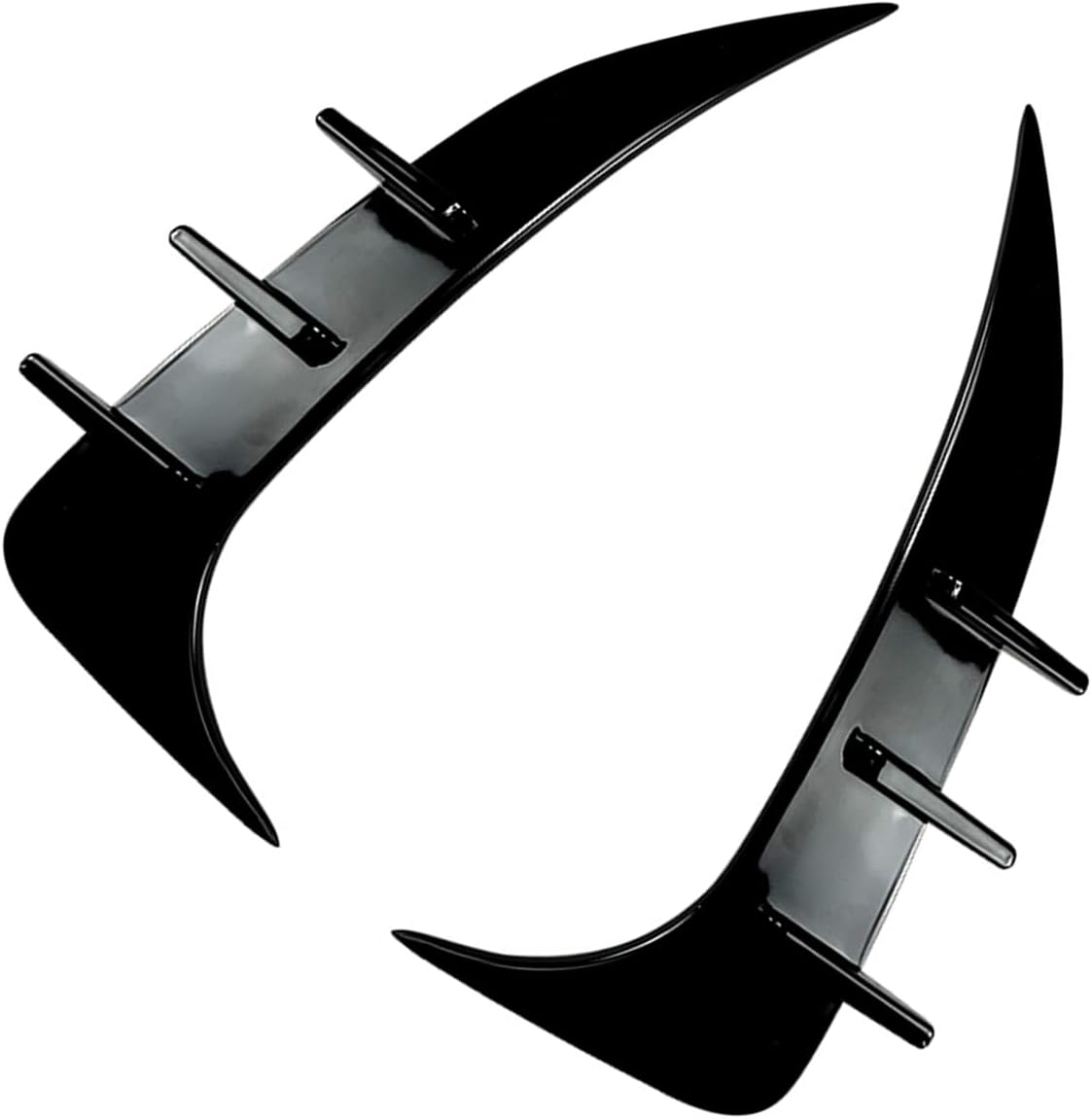 F44 Gloss Black Rear Canards 2-Piece set