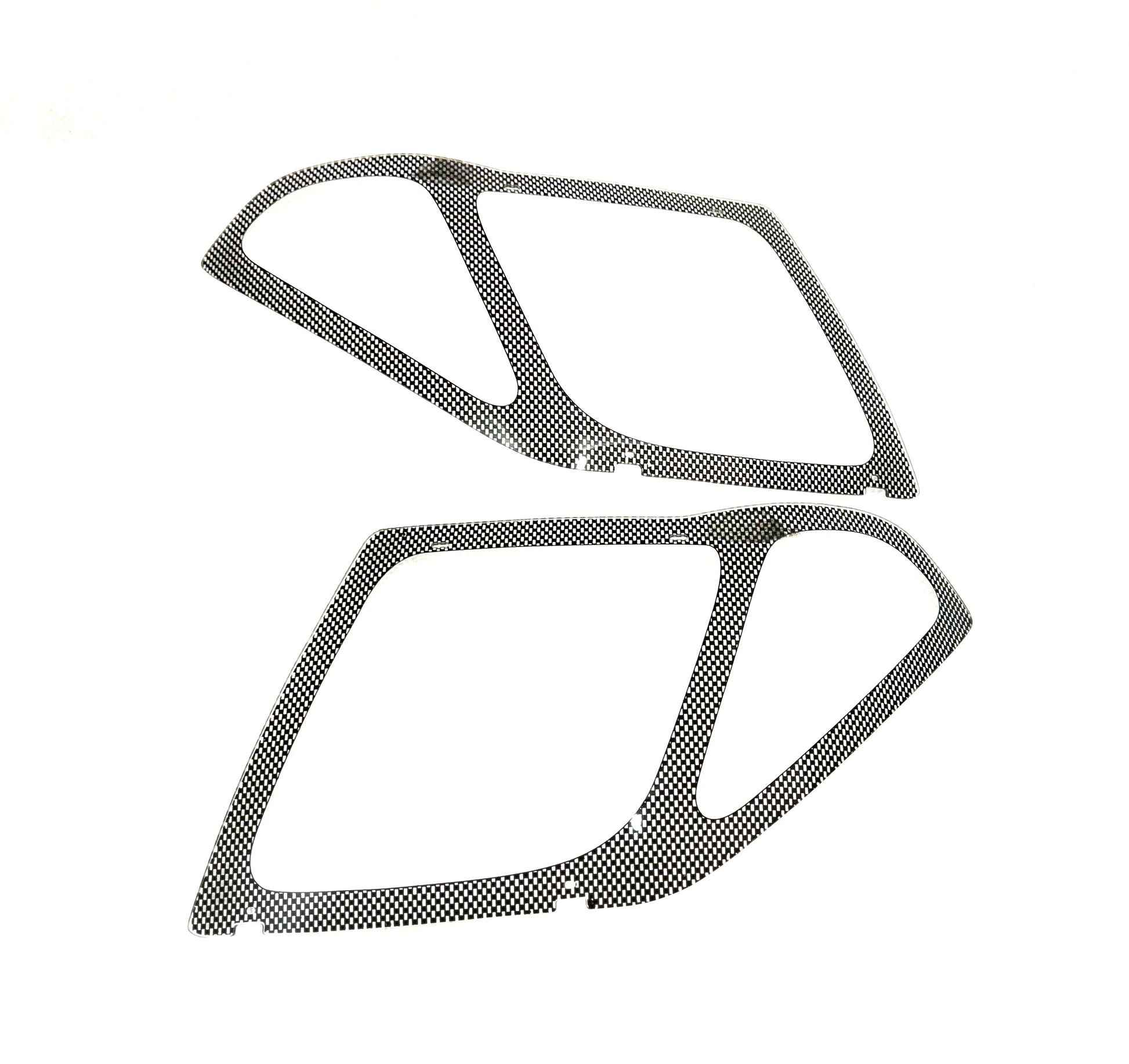 Nissan Navara carbon headlight shields 2005-2010