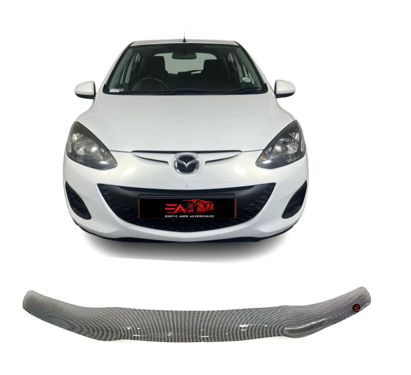 Mazda 2 carbon bonnet guard 2008-2014