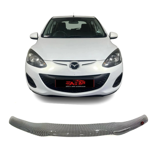 Mazda 2 carbon bonnet guard 2008-2014