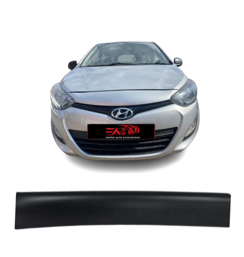 Hyundai I20 Matt Black bonnet guard 2013-2016