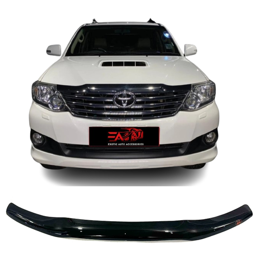 Toyota Fortuner Gloss Black bonnet guard 2012-2015