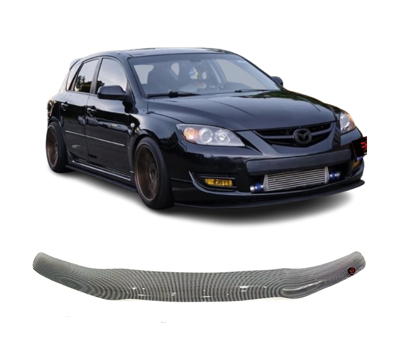Mazda 3 Hatch carbon bonnet guard 2004-2008