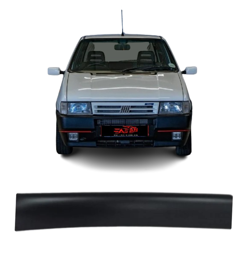 Fiat Uno Matt Black bonnet guard