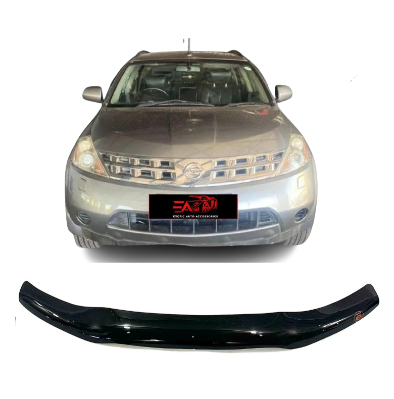 Nissan Murano Gloss Black bonnet guard 2005+