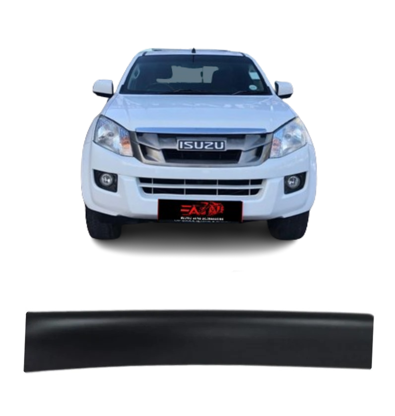 Isuzu Matt Black bonnet guard 2012-2015