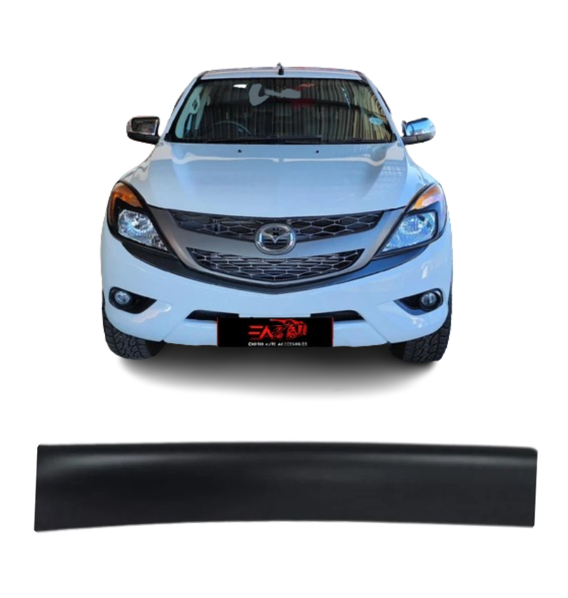 Mazda BT50 Matt Black bonnet guard 2012-2021