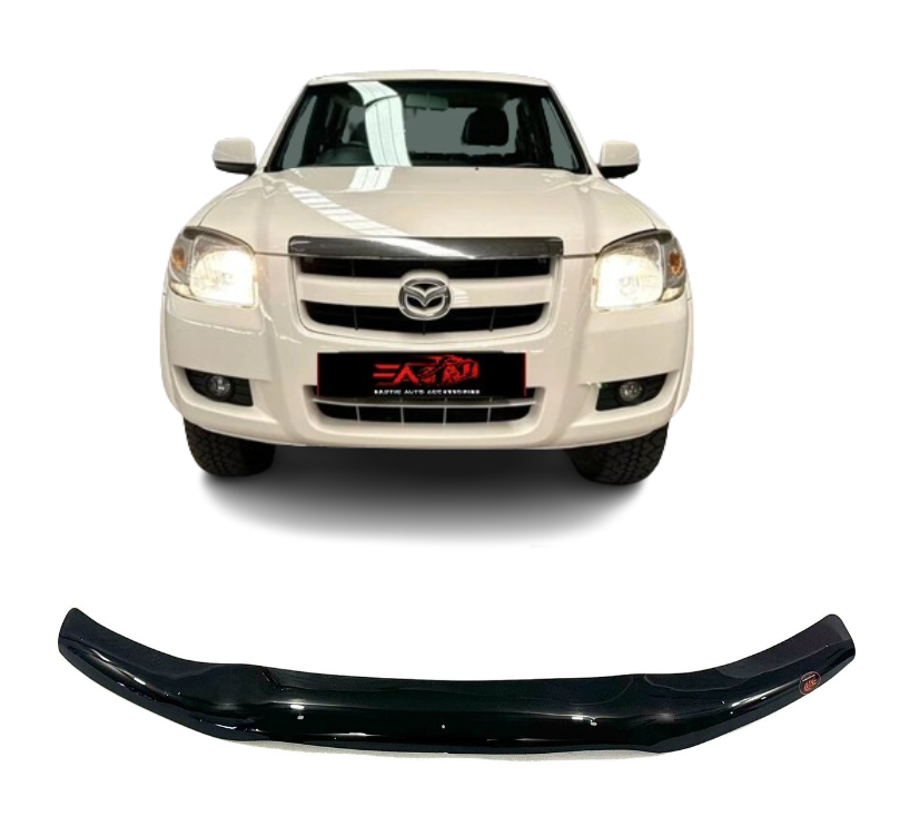 Mazda BT50 Gloss Black bonnet guard 2007-2011