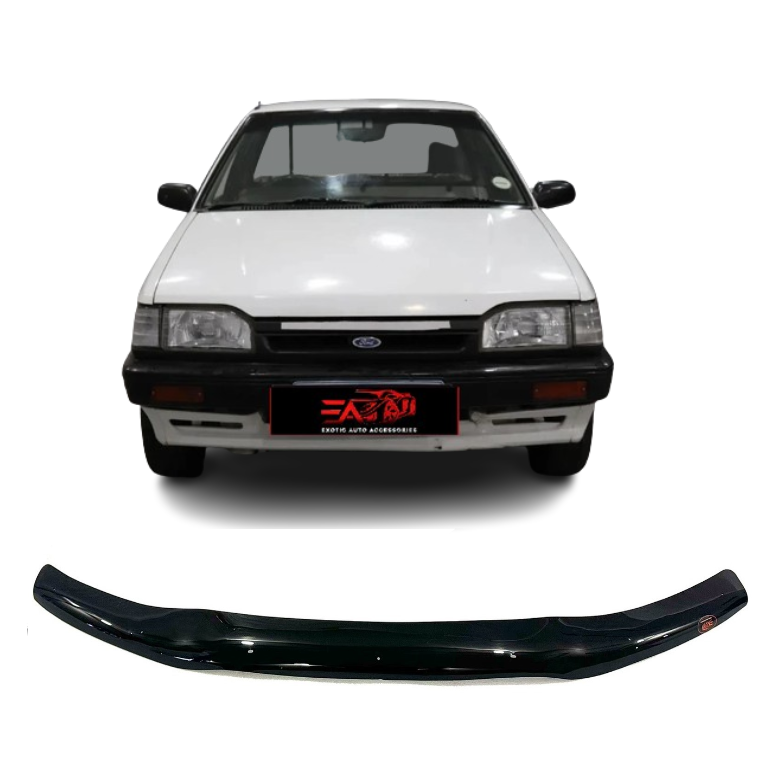 Mazda 323/Ford Bantam Gloss Black bonnet guard