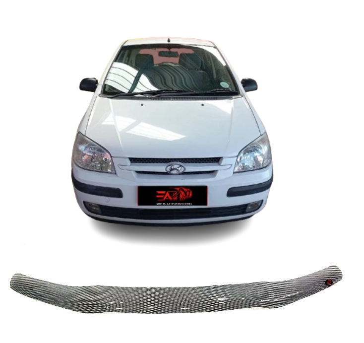Hyundai Getz carbon bonnet guard up to 05