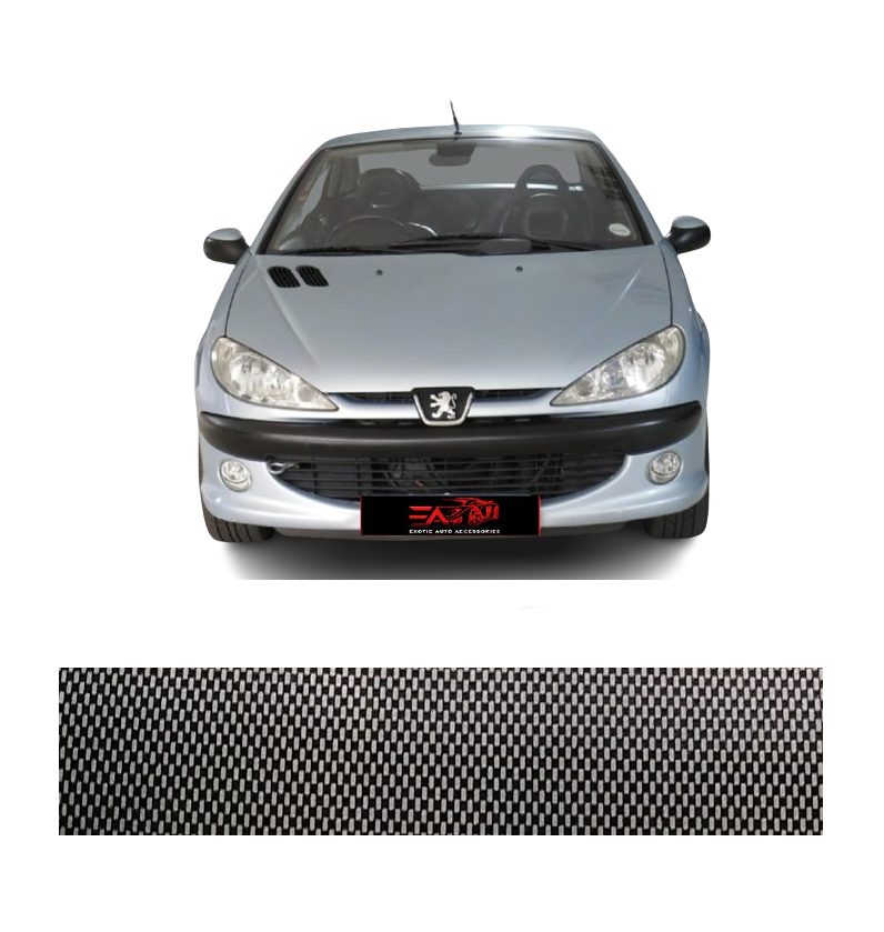 Peugeot 206 carbon bonnet guard
