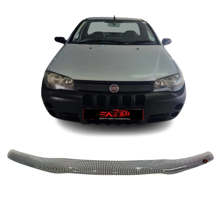 Fiat Palio/Strada carbon bonnet guard 2005+