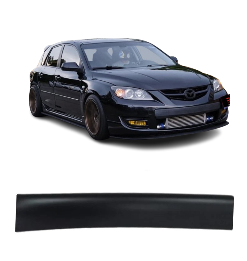 Mazda 3 Hatch Matt Black bonnet guard 2004-2008