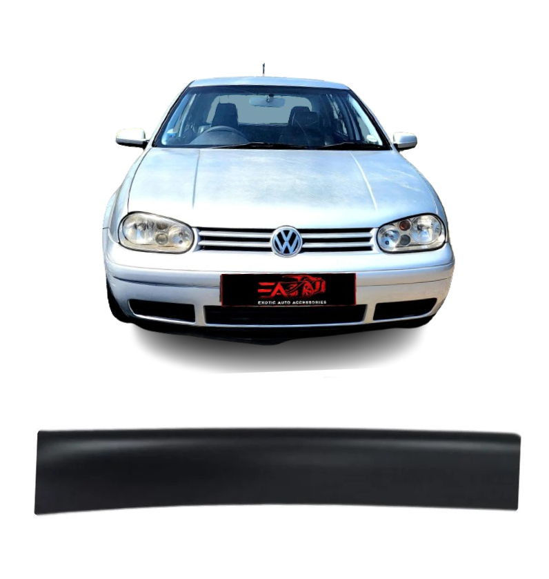 Golf 4 Matt Black bonnet guard