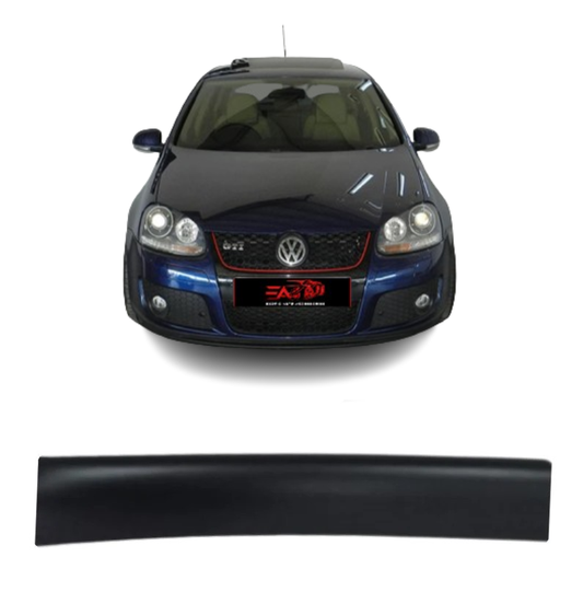 Golf 5 Matt Black bonnet guard