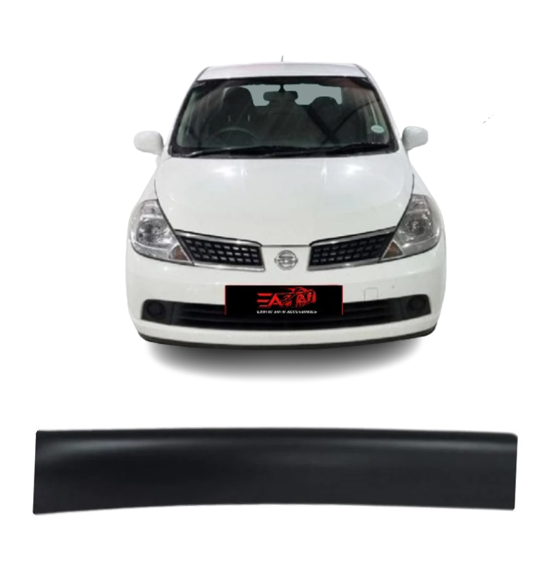 Nissan Tiida Matt Black bonnet guard 2006+