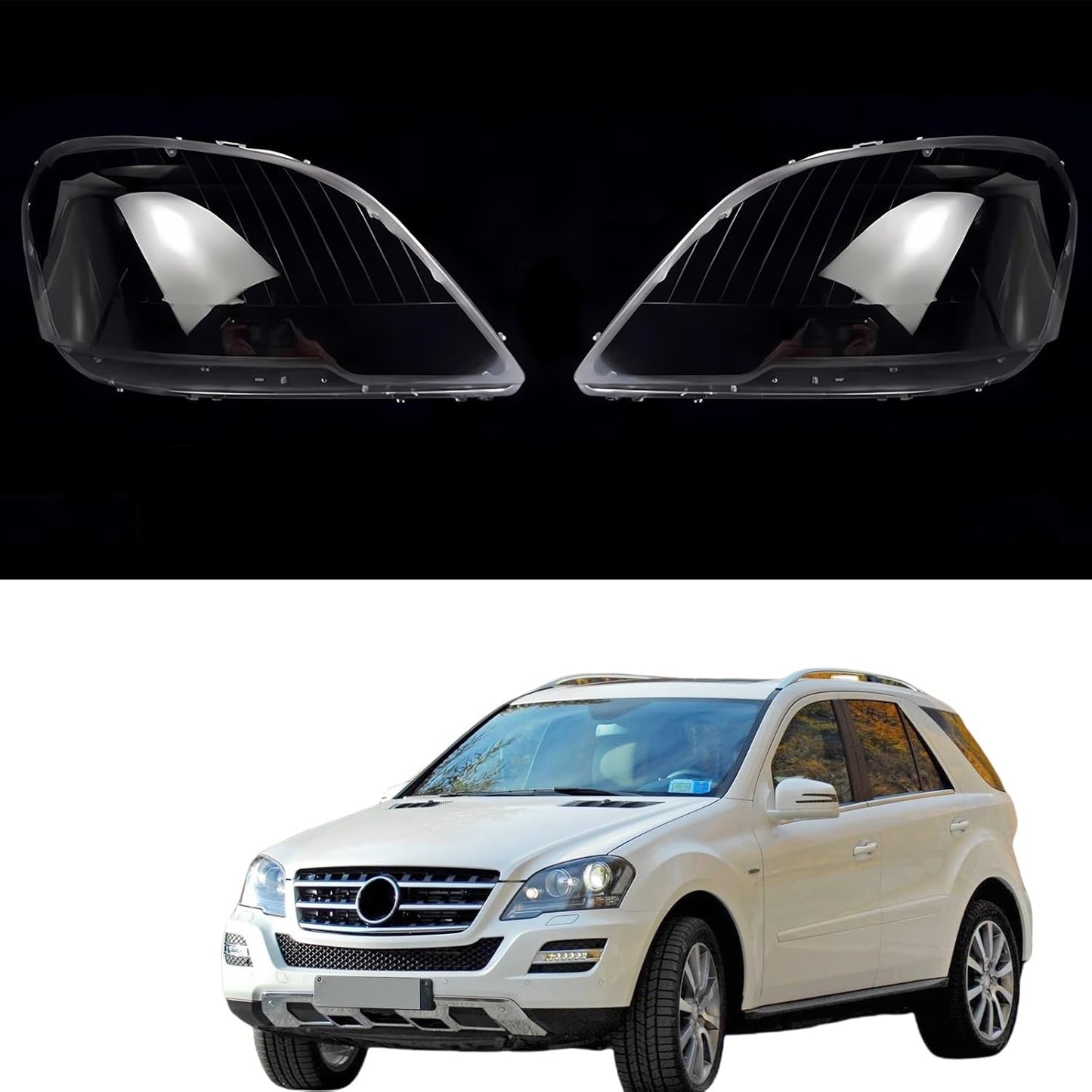 Mercedes-Benz W164 ML 2009-2011 Headlight Lens Replacement Service
