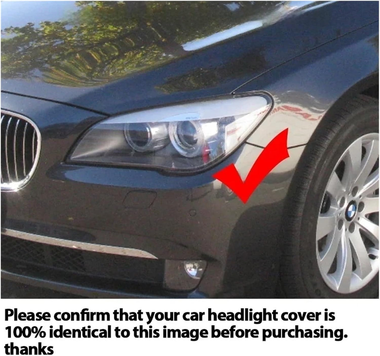 BMW 7 Series F01 2009-2015 Headlight Lens Replacement Service