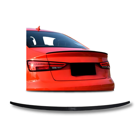 Audi A3 8V/8V2 2014–2020 Sedan Gloss Black Slim Boot Spoiler