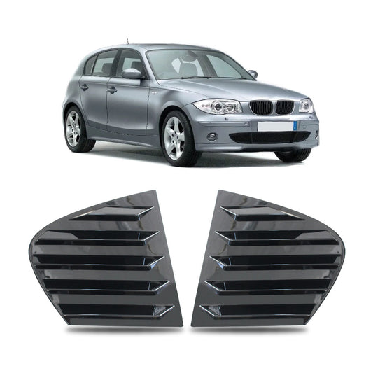 E87 Quarter Glass Window Louvers Set