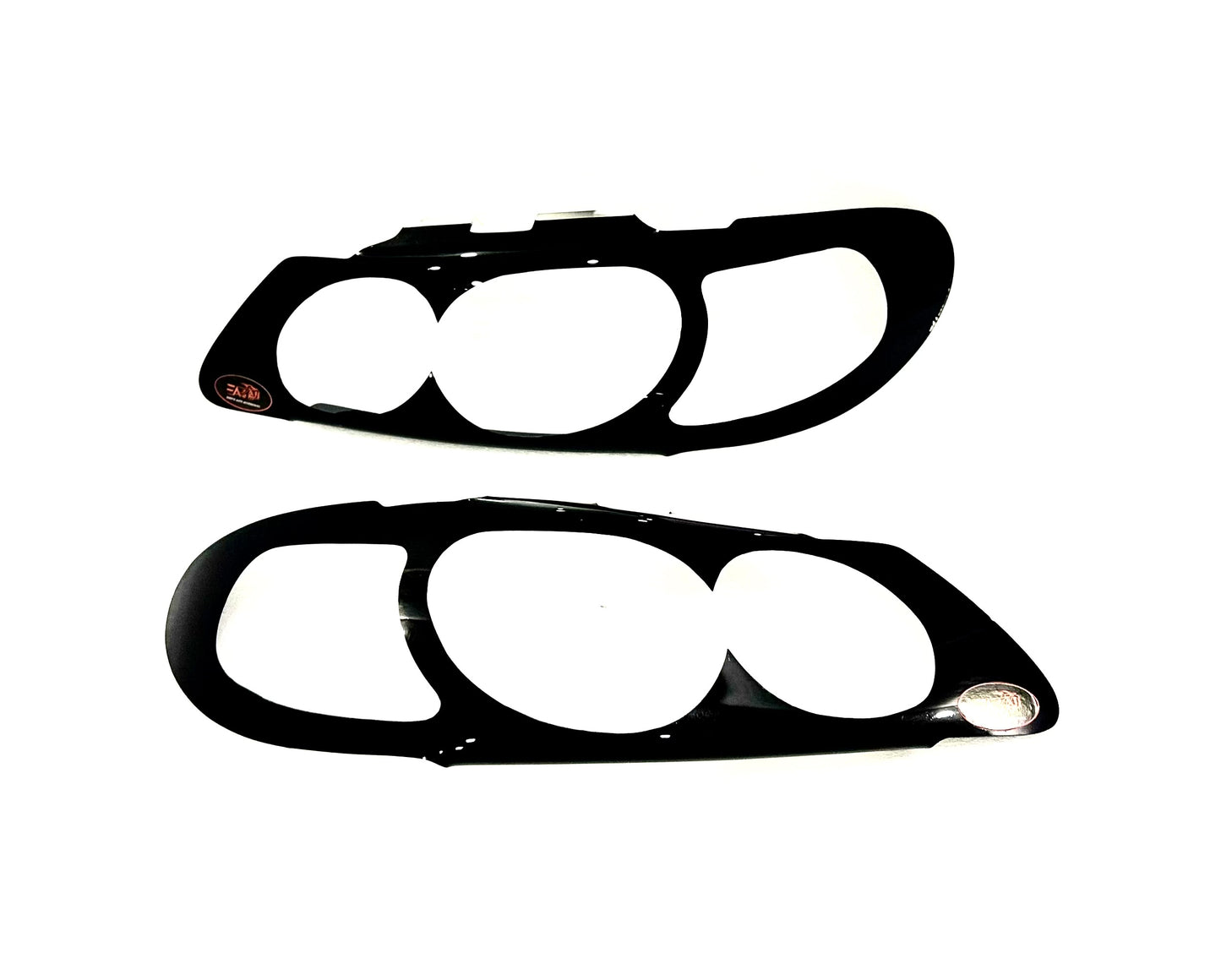 Almera 04-10 Gloss Black Headlight shields