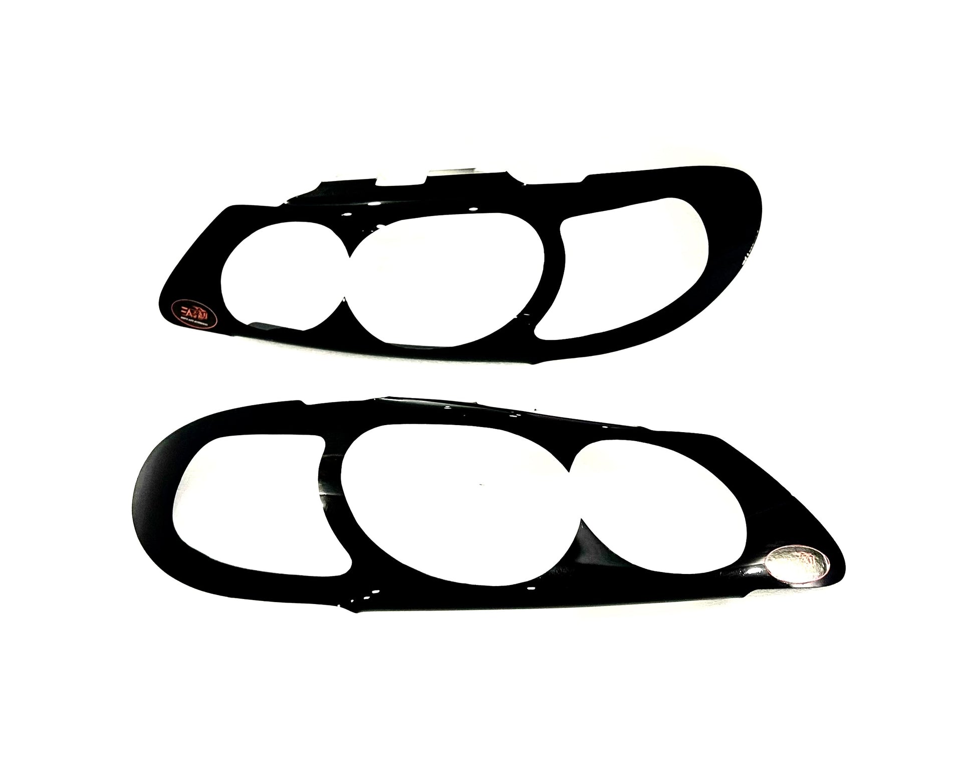 Almera 04-10 Gloss Black Headlight shields