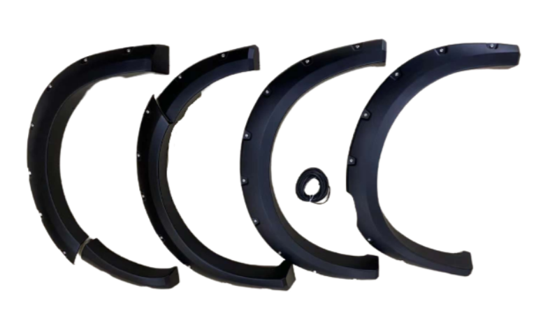 Ford Ranger studded wheel arches Matt Black 2023+